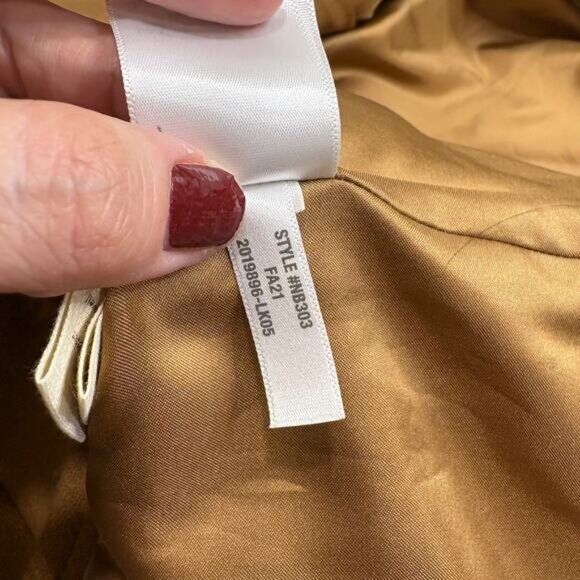 Madewell Size XS Lynnford Coat Wool Cashmere Blend Insuluxe Fabric Classic Camel - Picture 16 of 16